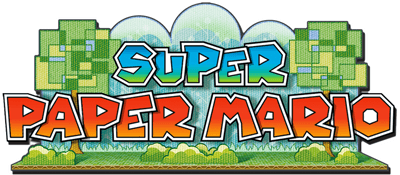Super Paper Mario title screen for Wii